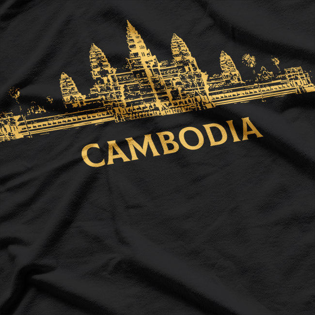 Angkor Wat Cambodia Temple – Ancient Khmer Architecture Travel T-Shirt