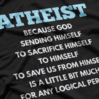 Funny Atheist Humor Atheism with Wit T-Shirt