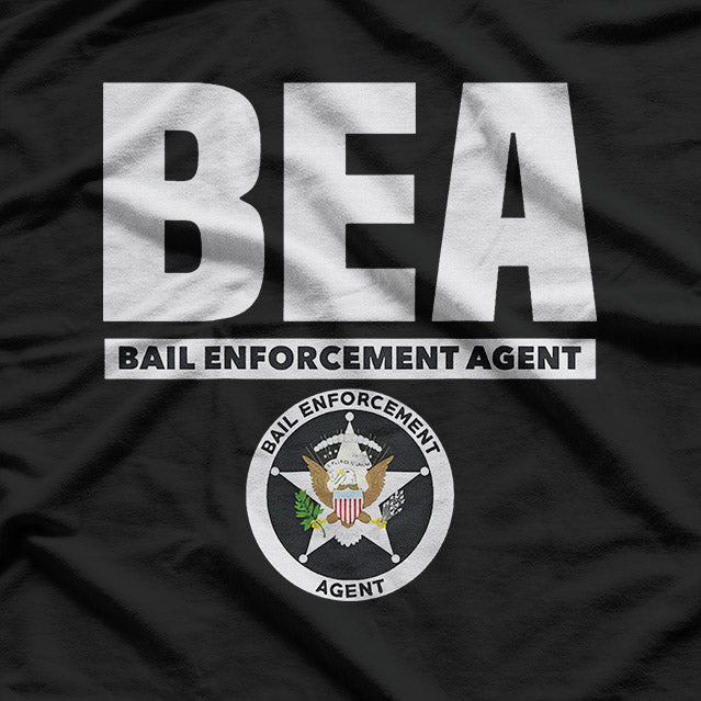 Bail Enforcement Agent Fugitive Recovery Bounty Hunter T-Shirt