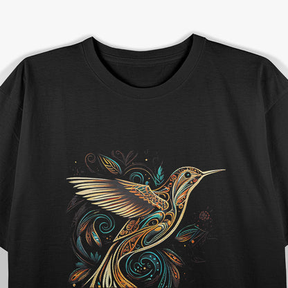Tribal Bird Design – Native American Inspired Art Graphic T-Shirt