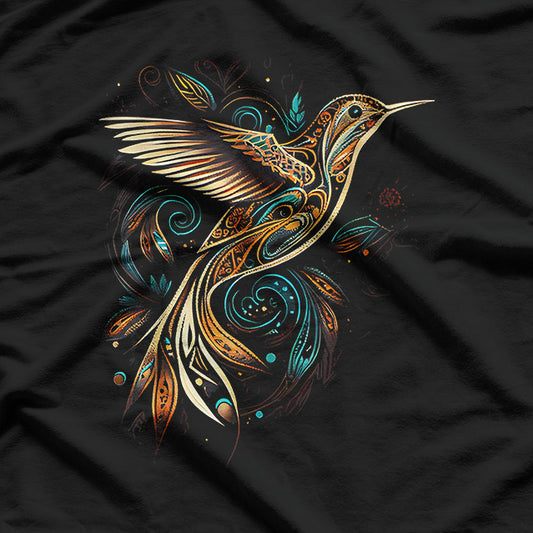 Tribal Bird Design – Native American Inspired Art Graphic T-Shirt
