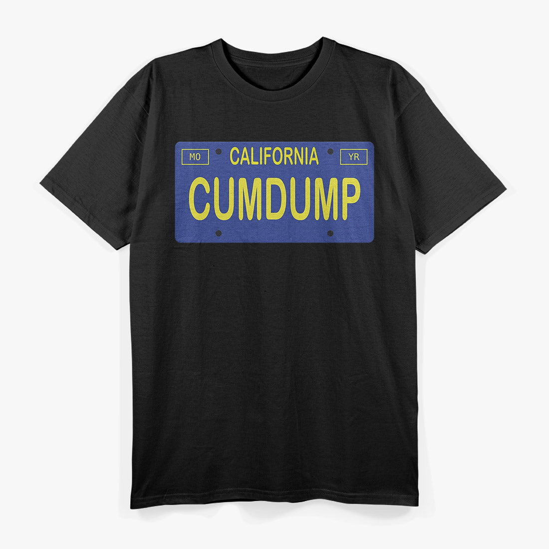 California Plate Parody Funny Humor Graphic Novelty T-Shirt
