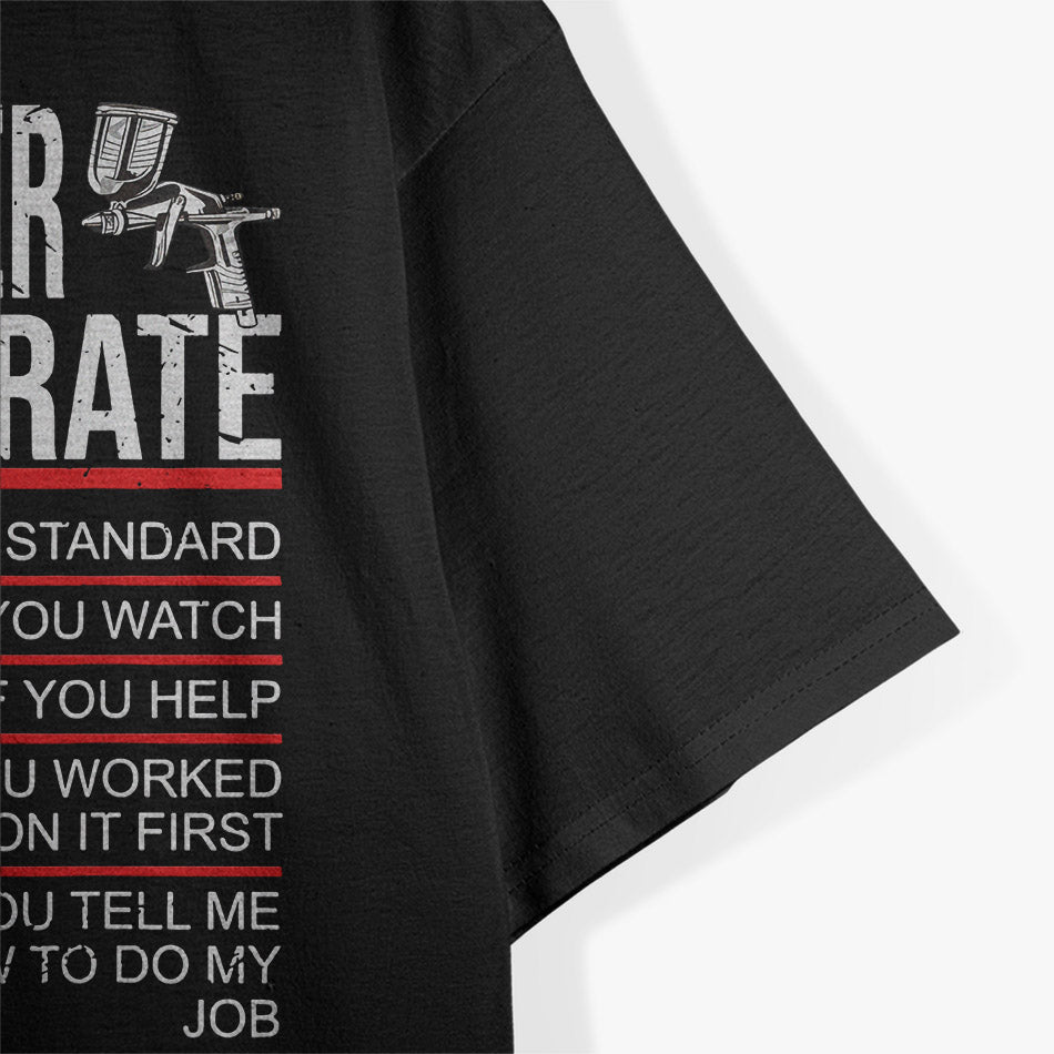 Car Painter – Automotive Spray Gun Custom Paint Shop Love T-Shirt