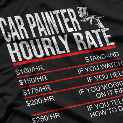 Car Painter – Automotive Spray Gun Custom Paint Shop Love T-Shirt
