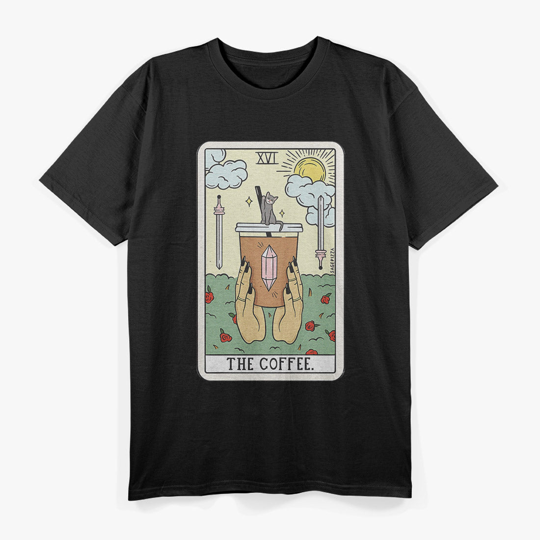 Coffee and Reading Funny Sarcastic Book Lover Graphic T-Shirt