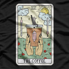 Coffee and Reading Funny Sarcastic Book Lover Graphic T-Shirt