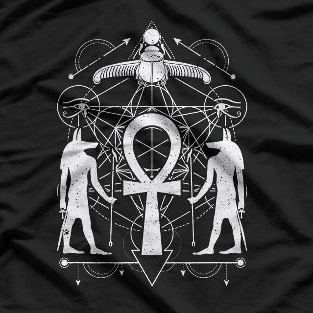 Egyptian Sacred Geometry Mystical Symbol T-Shirt