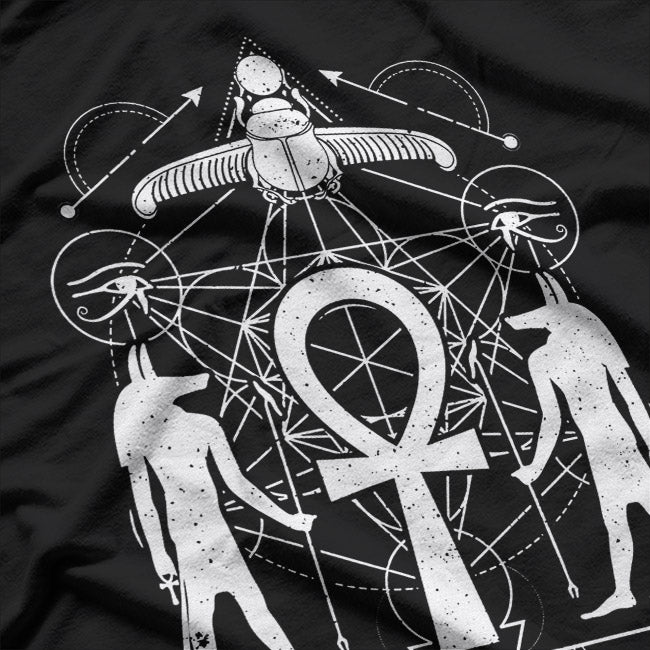Egyptian Sacred Geometry Mystical Symbol T-Shirt