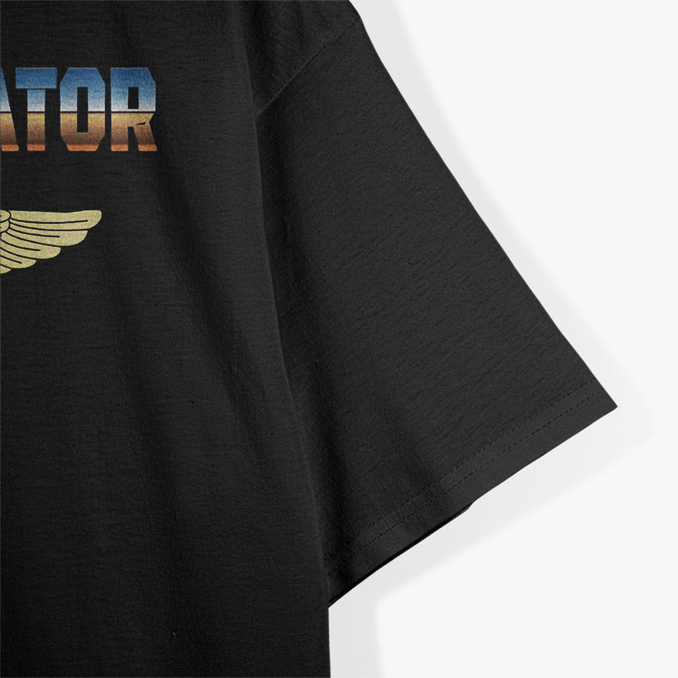 Fly Naval Aviator – Classic Navy Pilot Wings Aviation T-Shirt