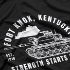 Fort Knox Kentucky Est. 1918: Strength Starts Here T-Shirt