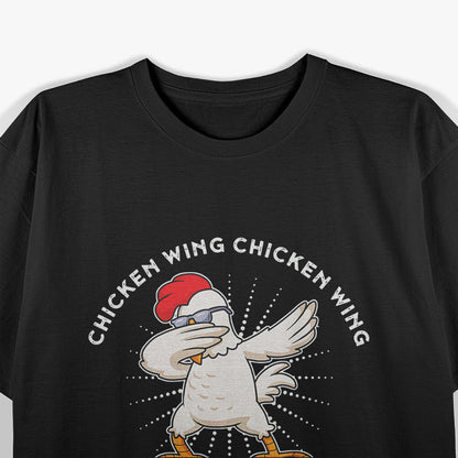 Hot Dog Chicken Wing Funny Food Mashup T-Shirt