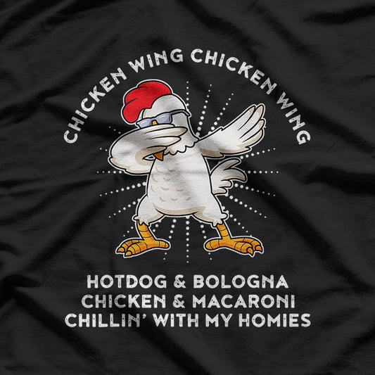 Hot Dog Chicken Wing Funny Food Mashup T-Shirt