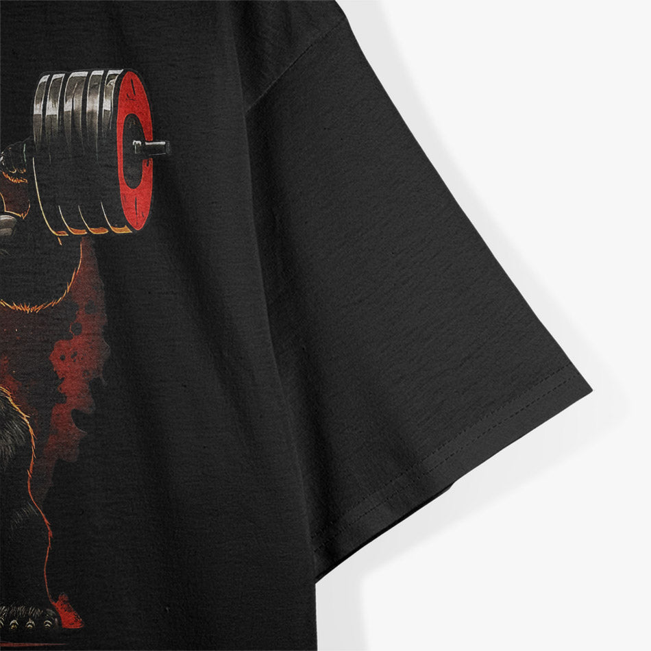 Gorilla Gym Beast Fitness Strength Training Graphic T-Shirt