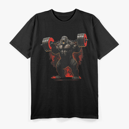 Gorilla Gym Beast Fitness Strength Training Graphic T-Shirt