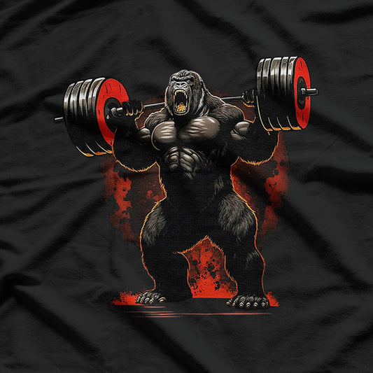 Gorilla Gym Beast Fitness Strength Training Graphic T-Shirt