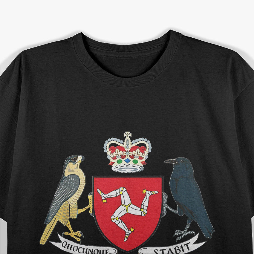 Isle of Man Flag Three Legs Symbol Vintage Heritage Graphic T-Shirt