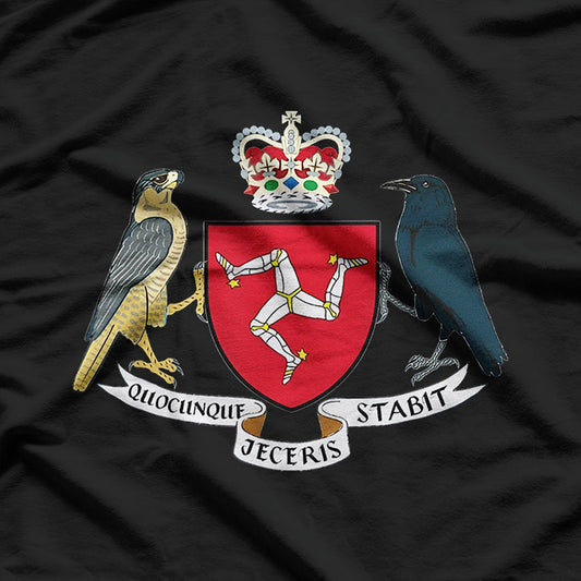 Isle of Man Flag Three Legs Symbol Vintage Heritage Graphic T-Shirt