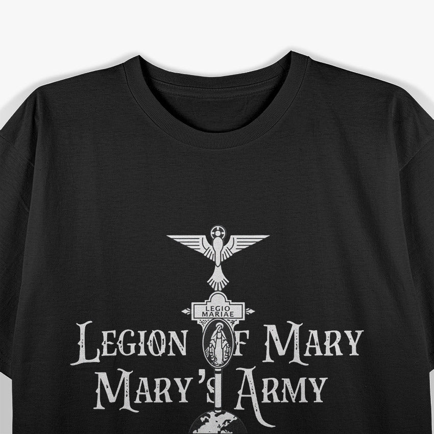 Mary’s Army – Catholic Devotion and Faith Statement T-Shirt