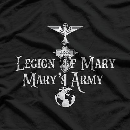 Mary’s Army – Catholic Devotion and Faith Statement T-Shirt