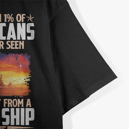 Less Than 1% Have Seen the Sunset – Funny Naval Pride T-Shirt