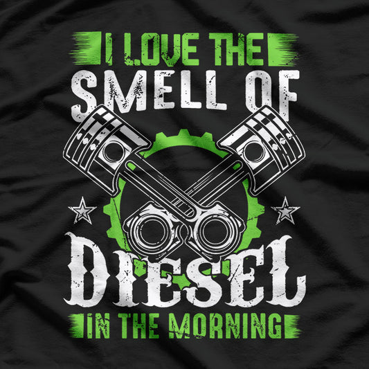 Love the Smell Muscle Car Truck Driver Mechanic Humor T-shirt