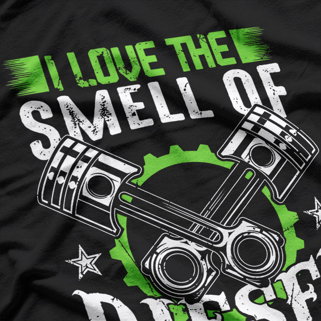 Love the Smell Muscle Car Truck Driver Mechanic Humor T-shirt