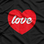 Love with Heart, Valentines T-Shirt
