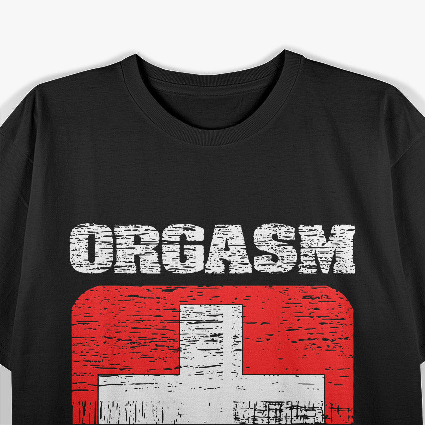 Orgasm Donor Playful Offensive Crass Funny Adult Humor T-Shirt