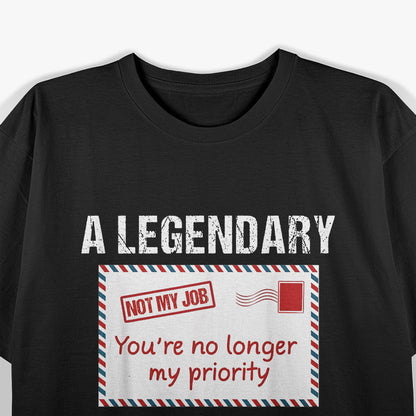 Postal Worker Retired 2023 Postman Retirement Mail Carrier T-Shirt