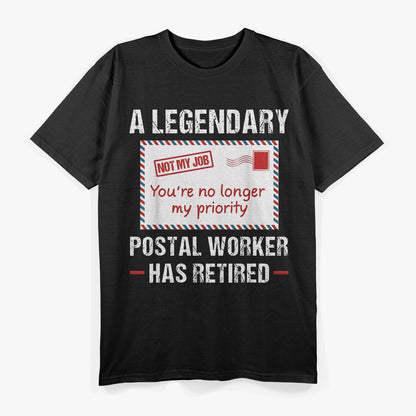 Postal Worker Retired 2023 Postman Retirement Mail Carrier T-Shirt