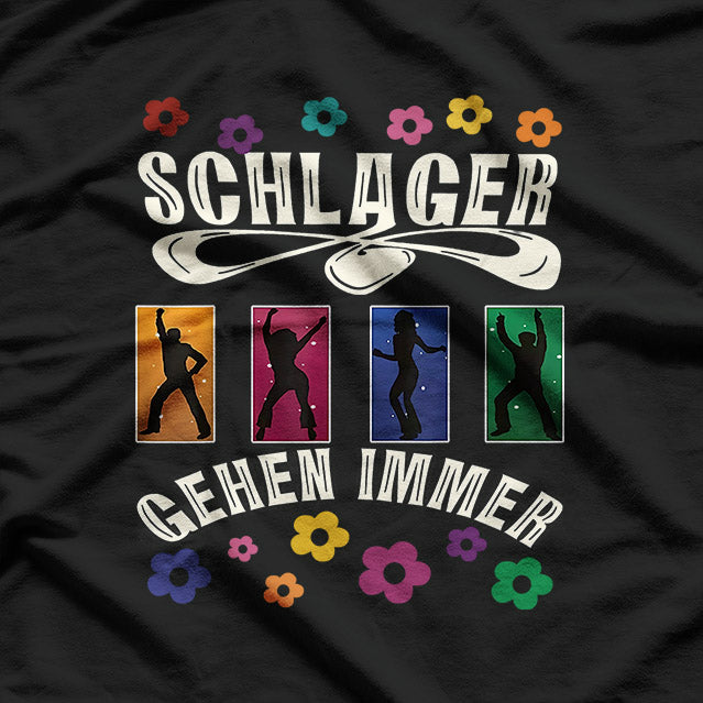 Retro Schlager Party Outfit T-Shirt