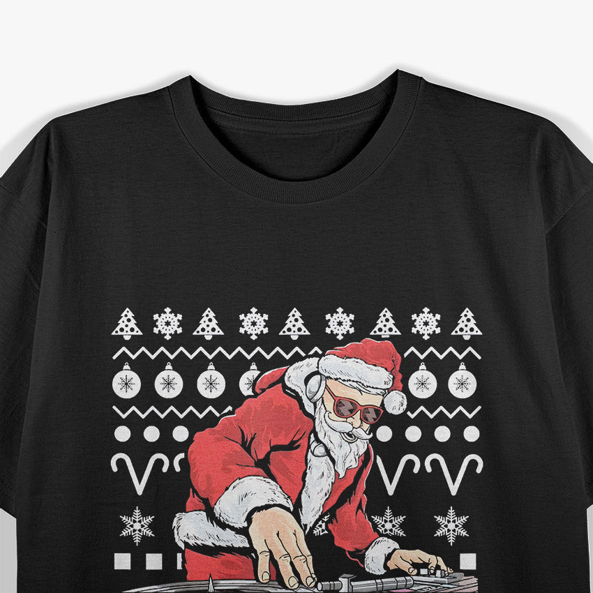 DJ Santa Claus – Funny Christmas Music Party T-Shirt