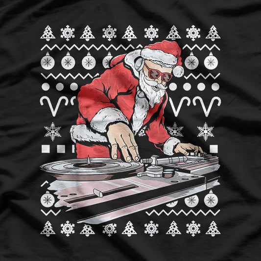 DJ Santa Claus – Funny Christmas Music Party T-Shirt