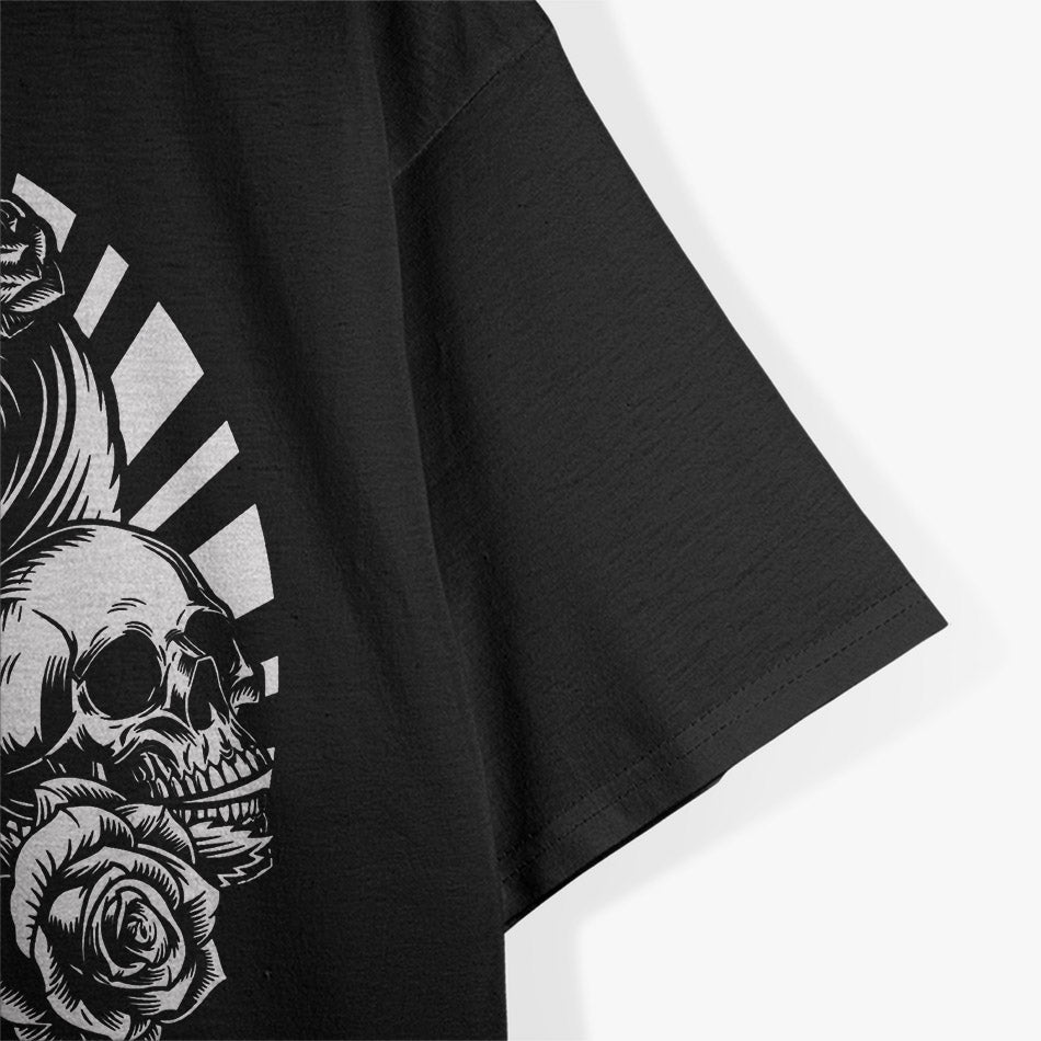 Santa Muerte Sugar Skull – Mexican Sacred Art Love T-Shirt