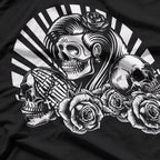 Santa Muerte Sugar Skull – Mexican Sacred Art Love T-Shirt