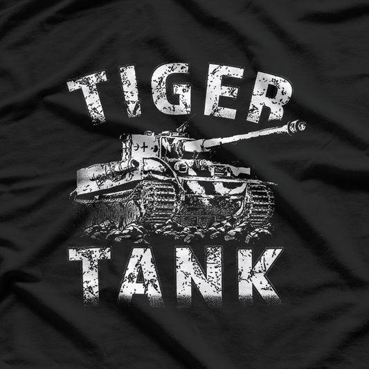 Tiger Tank Historical World War 2 WW2 German T-Shirt