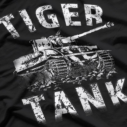 Tiger Tank Historical World War 2 WW2 German T-Shirt