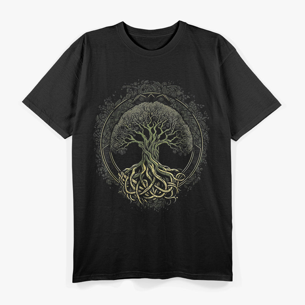 Viking Spirit – Norse Warrior Minimal Rune Style Love T-Shirt