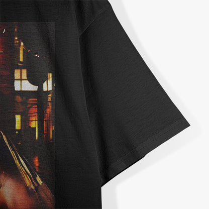 Funny Girls Night Out Mona Lisa Painting T-Shirt