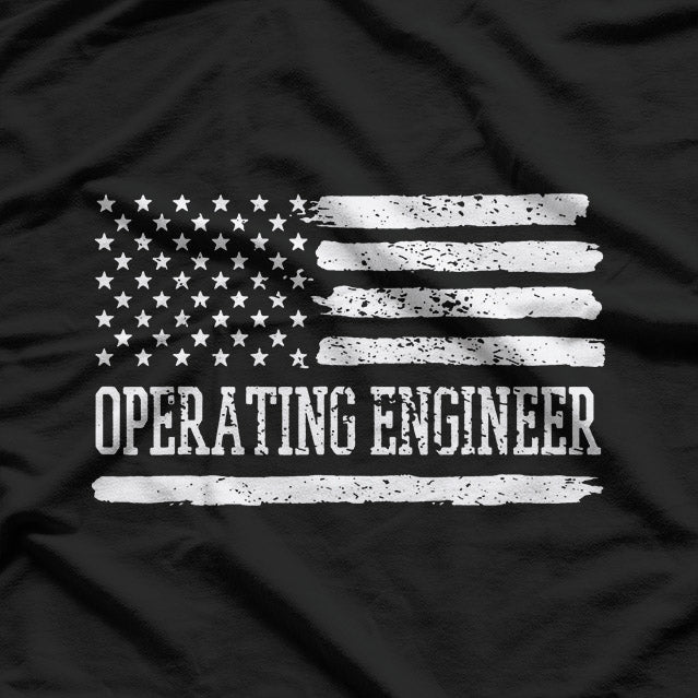 Operating Engineer: Powering Progress T-Shirt