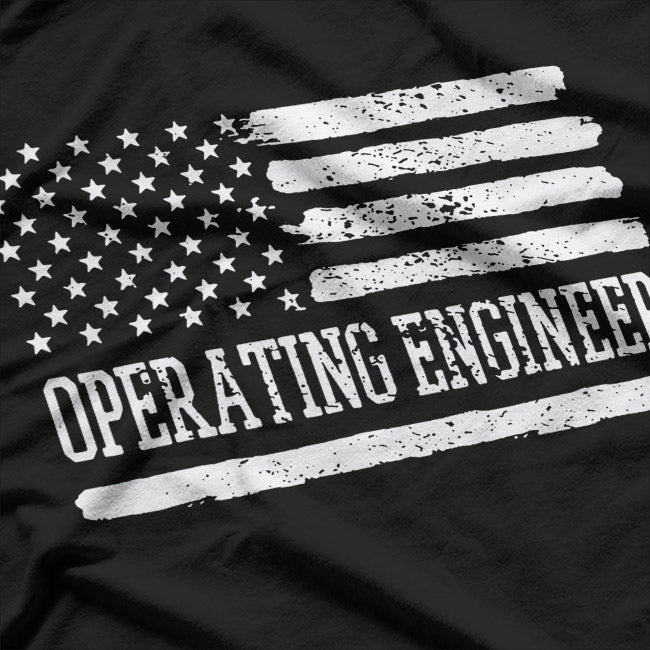Operating Engineer: Powering Progress T-Shirt