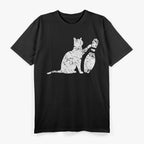 Ornery Alley Cat Tipping Funny Sarcastic Humor T-Shirt