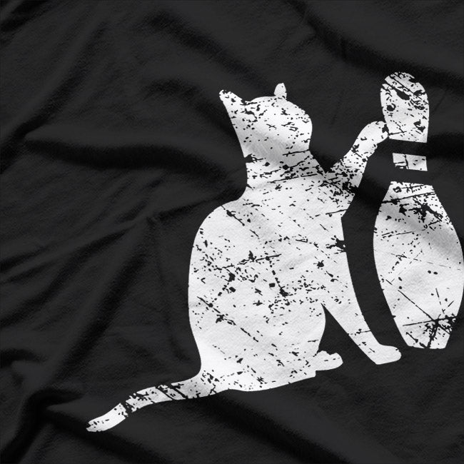 Ornery Alley Cat Tipping Funny Sarcastic Humor T-Shirt