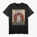 Ratzilla The Rat Terrier Monster Funny Dog T-Shirt
