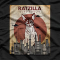 Ratzilla The Rat Terrier Monster Funny Dog T-Shirt