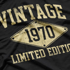 Vintage 1970 Limited Edition – Year of Birth Birthday T-Shirt