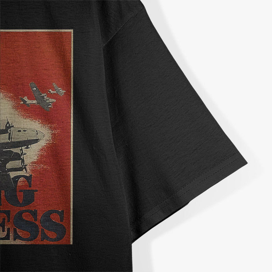 WWII B-17 Flying Fortress: Legendary USA Warplane T-Shirt