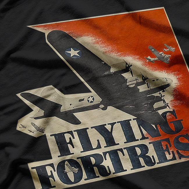 WWII B-17 Flying Fortress: Legendary USA Warplane T-Shirt