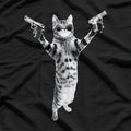Cat with Gun: Fiercely Cute T-Shirt
