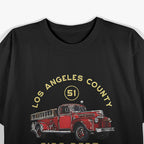 Truck Side 51 – Emergency Squad L.A. Fire Dept T-Shirt